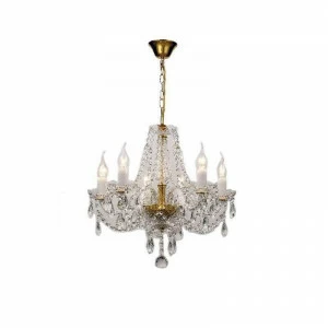 Подвесная люстра Favourite Simone 1736-6P FAVOURITE ДИЗАЙНЕРСКИЕ, SIMONE 00-3886980 Прозрачный