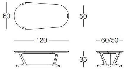 Frigerio Salotti Круглый журнальный столик из керамогранита Arja sun-id-1454235 - Вид №2