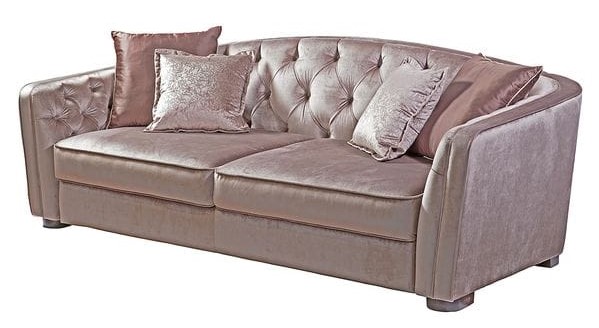 Диван Sofia прямой розовый UNICO ДИЗАЙНЕРСКИЕ 248927 Розовый  - Вид №1