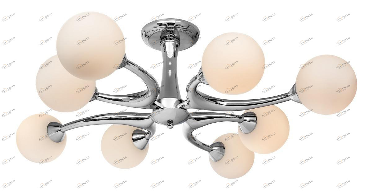 Потолочная люстра Silver Light Premium 701.54.8 SILVER LIGHT ДИЗАЙНЕРСКИЕ, PREMIUM 187884 Белый 