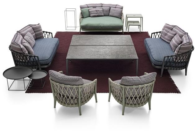 B&B Italia Outdoor Садовый диван из ткани Erica '19 sun-id-1456498 - Вид №2