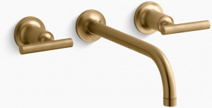 KOHLER Purist Настенная облицовка смесителя для раковины с 9 K-T14414-4-BGD