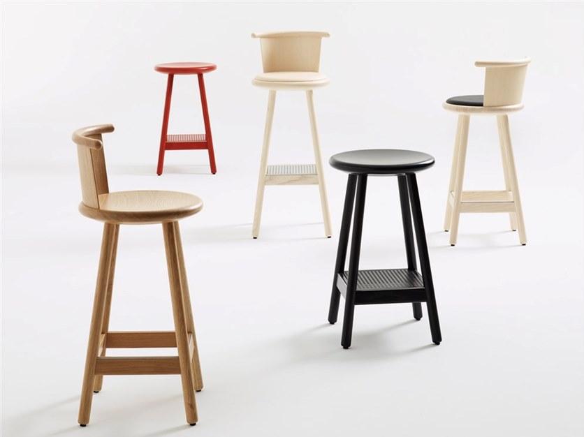 Karl Andersson Барный стул из дерева с подставкой для ног sun-id-1363393 - Вид №1