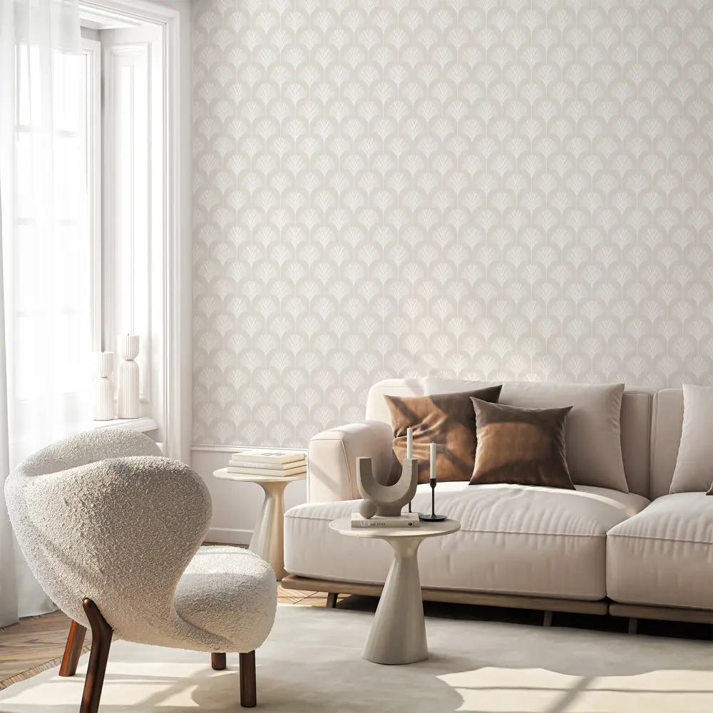 Обои флизелиновые Аспект Ру Амалия бежевые 1.06 м 78026-12 STLM-2107184 - Вид №4