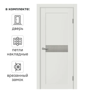 МАРИО РИОЛИ Межкомнатная дверь Сиена Г с эффектом замерзшего стекла 89397493