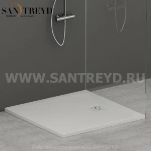 DP08080501 Душевой поддон 80x80 см цвет Белый бархат Globo DOCCIAPIETRA Италия