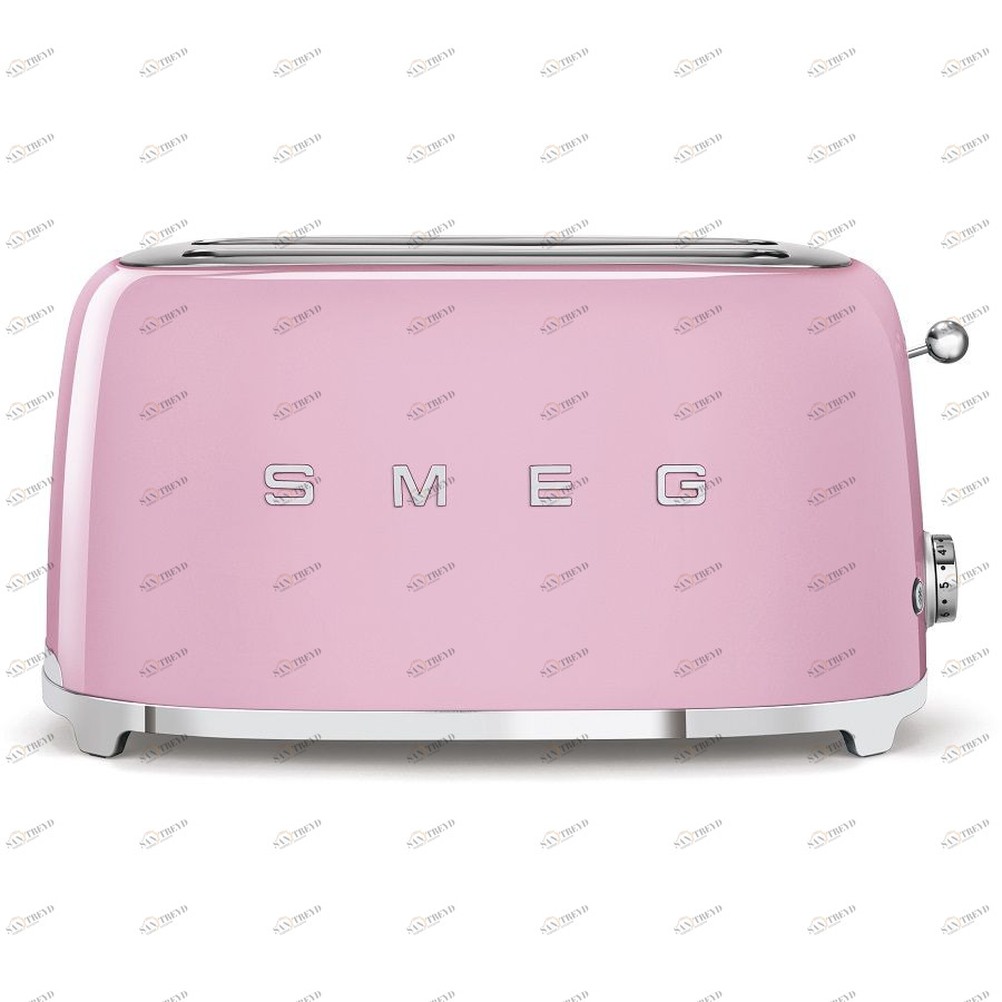 Тостер Smeg на 4 ломтика, розовый TSF02PKEU