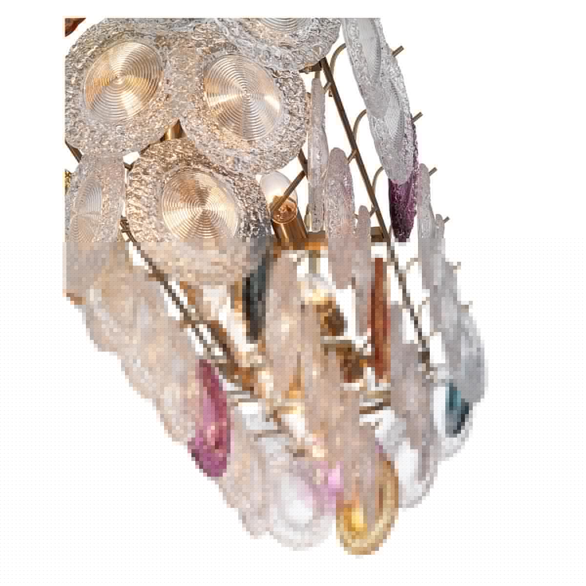 Люстра подвесная разноцветная ST Luce Coneli SL420.203.14 ST LUCE ДИЗАЙНЕРСКИЕ, CONELI 00-3834384 Золото;разноцветный  - Вид №3