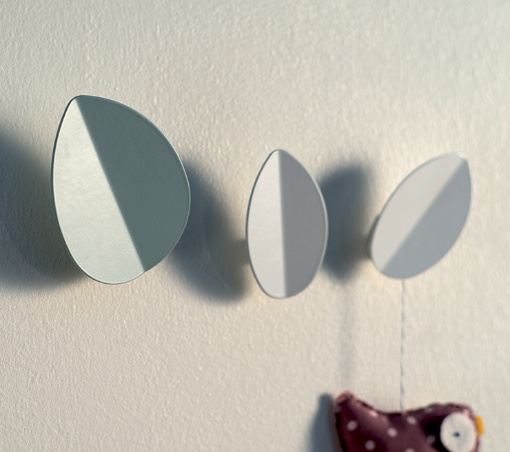 Ex.T Leaf Small Настенная вешалка белая EXLEAFPB.CO - Вид №5