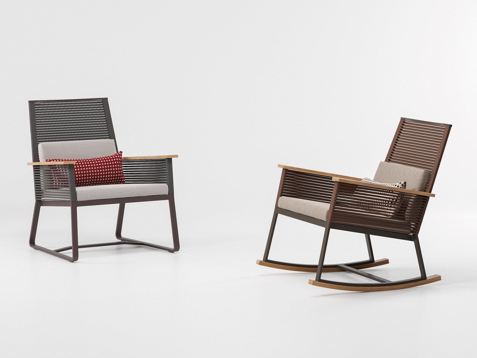 Садовое кресло с веревкой Kettal пейзаж ARCH-00122477 - Вид №1