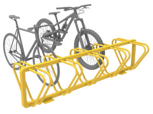 Стойка для велосипедов из оцинкованной стали