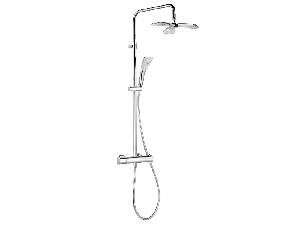 6709505-00 KLUDI DUAL SHOWER SYSTEM с термостатом KLUDI FIZZ хром 