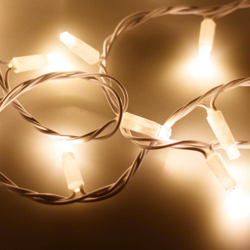 025809 Уличная светодиодная гирлянда нить 230V теплый белый ARD-String--10000-White-100Led-Std Warm Ardecoled Classic