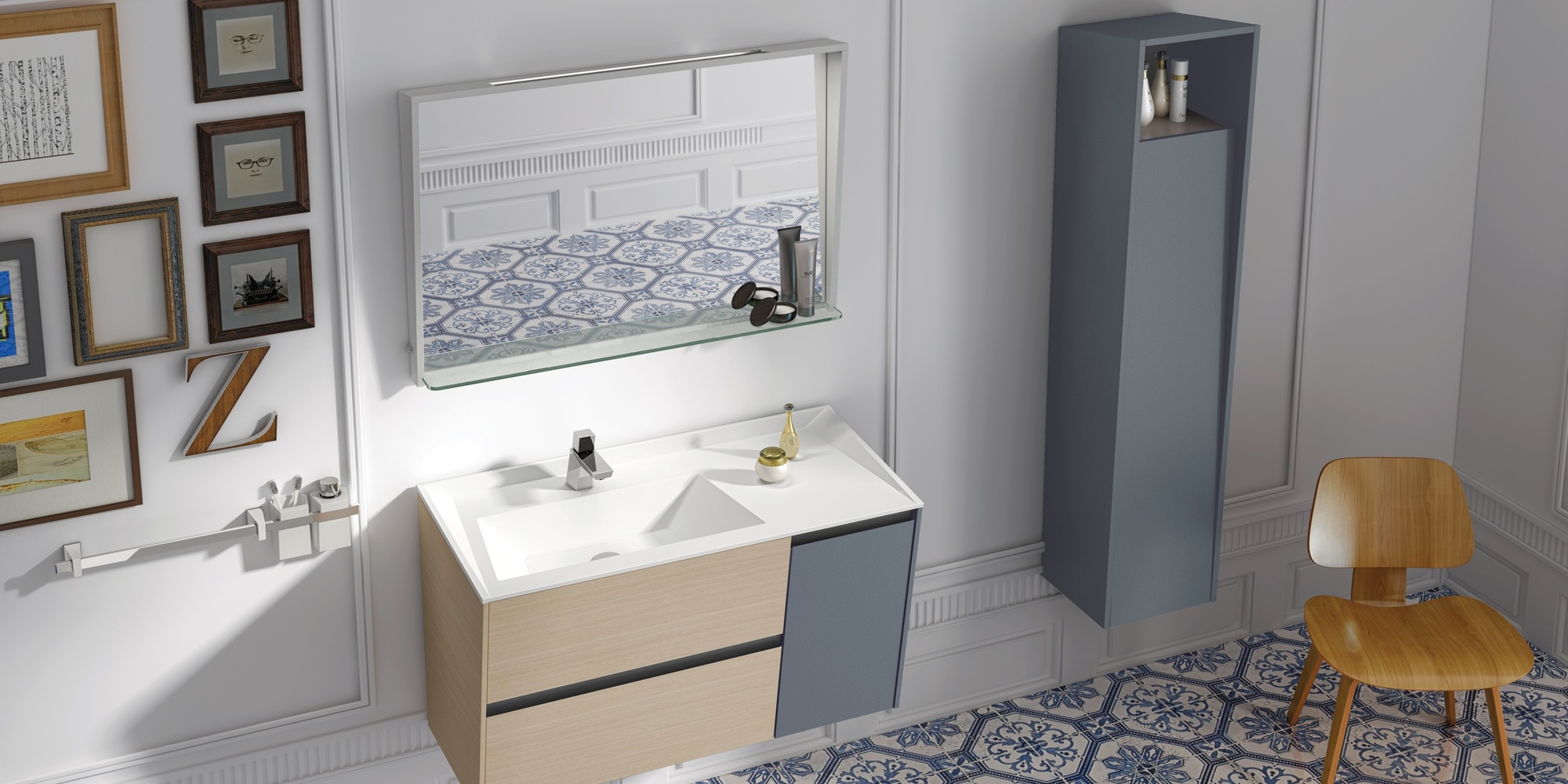 Sonia Пенал настенный SCALENE PIZARRA 158355 - Вид №1