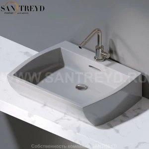 L282.117 Накладная раковина на столешницу  овальная A. e T. Italia SQUARE