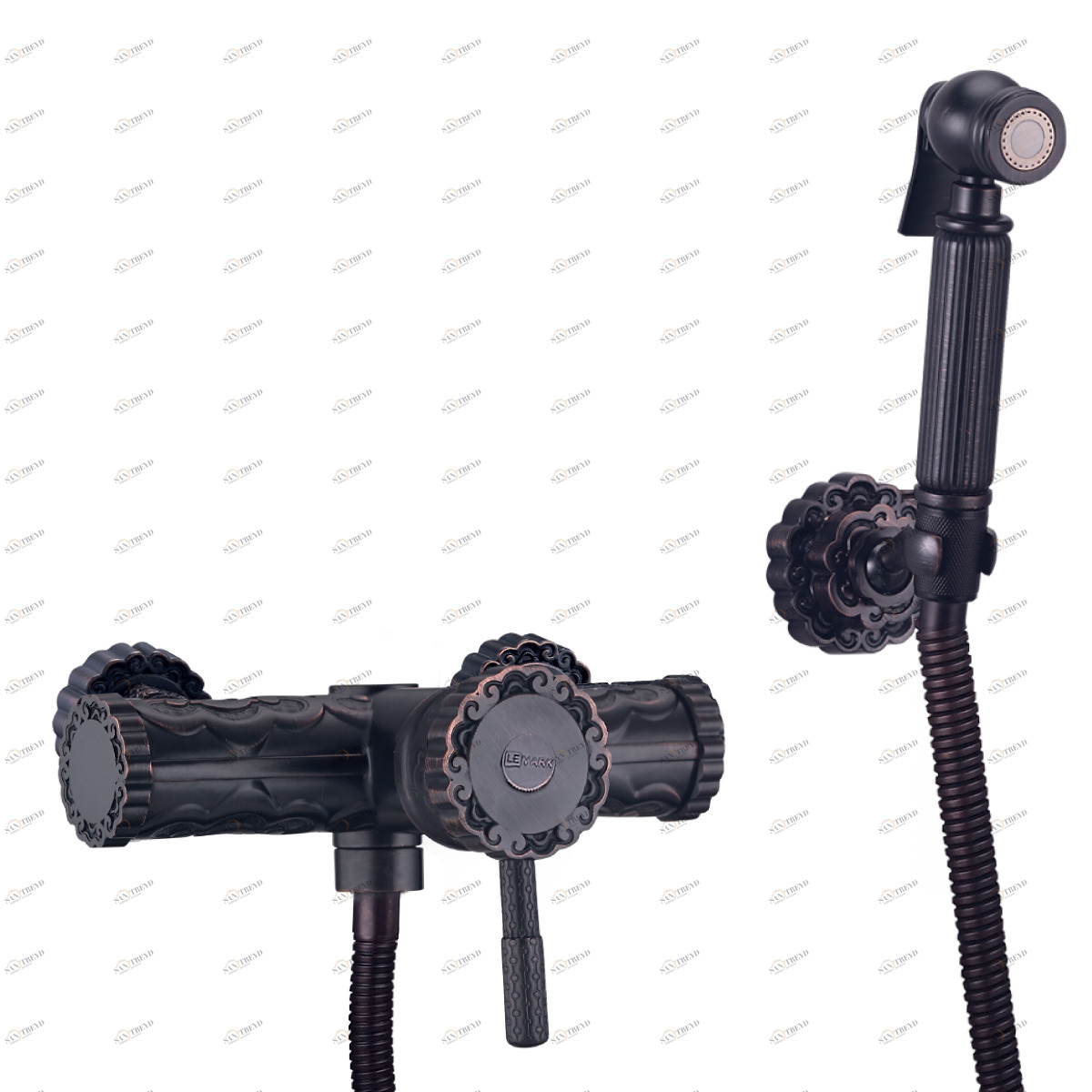 LM6618ORB Смеситель Jasmine с гигиеническим душем LEMARK JASMINE