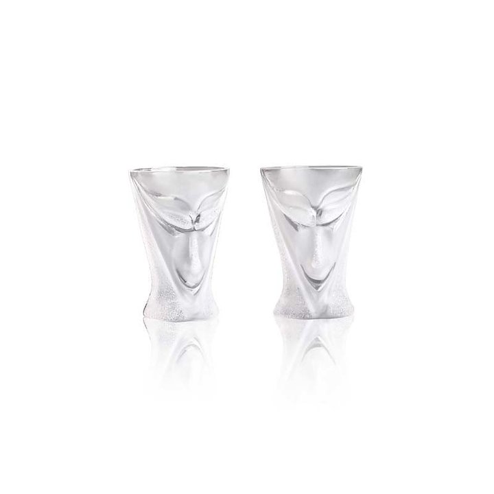 42019 Набор стопок из прозрачного хрусталя "Люцифер" 2пр., Объём 60 мл., Высота – 70 мм. Maleras 