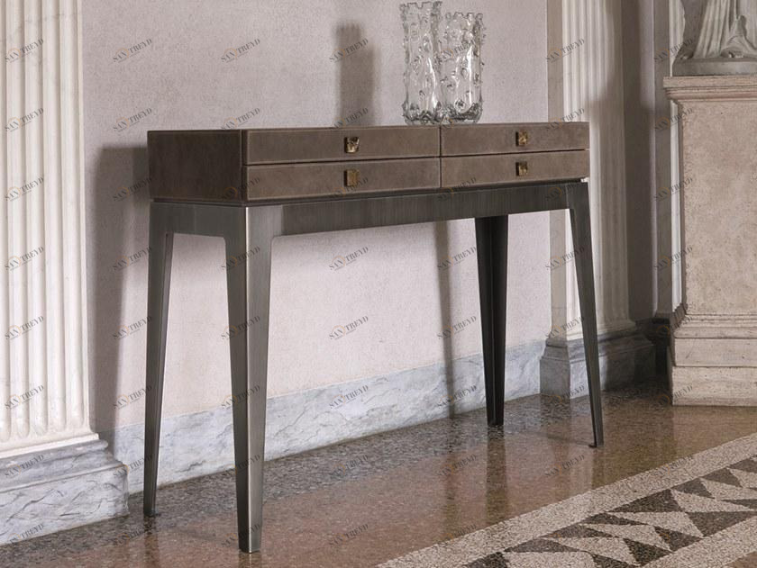 Longhi Кожаная консоль с ящиками Loveluxe Y 750