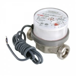 VLF-15U-IL.110 Водосчетчик универсальный с импульсным выходом (новый) без сгонов Valtec 1/2", 110 мм