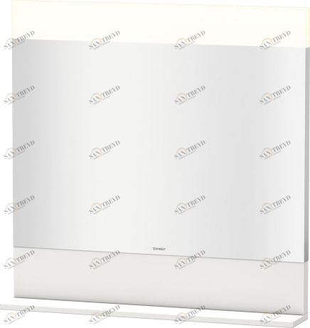 VE751208585 Зеркало с полочкой внизу Vero #VE7512 800 x 142 мм Белый глянцевый лак Duravit