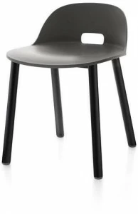 Emeco Низкий стул Alfi aluminum