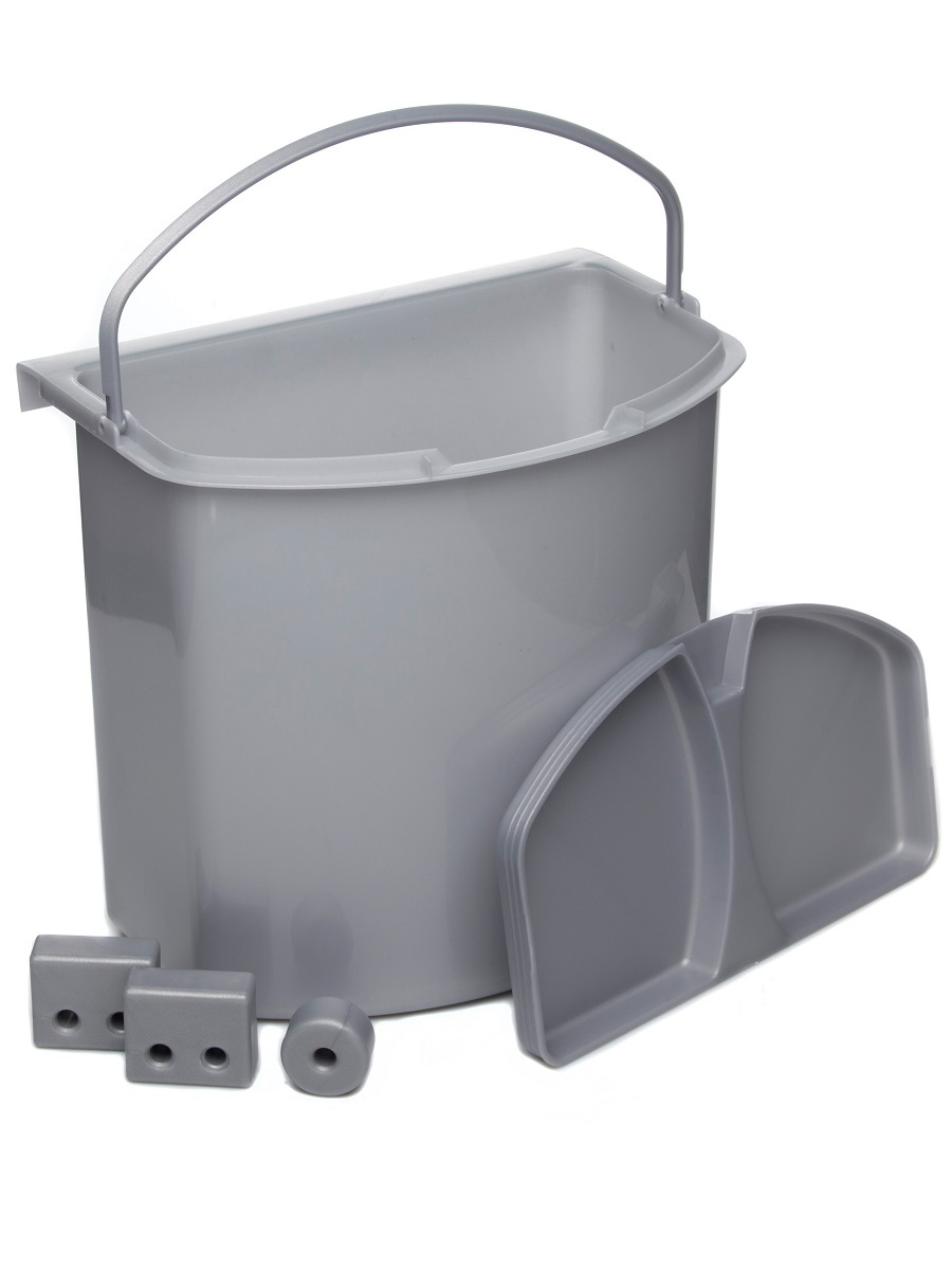 Контейнер для мусора на дверцу Theta 7 Metallic Grey NAVAKO 10022 - Вид №3