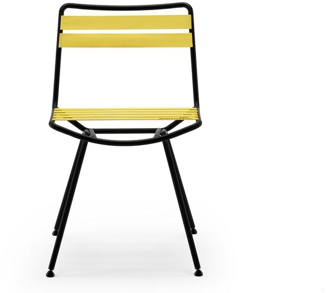 Zanotta Стул из стали и ленты из полиэфирной пряжи Dan sun-id-1382323 - Вид №1