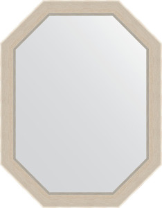 BY 7282 Зеркало в багетной раме - травленое серебро 52 mm EVOFORM Octagon