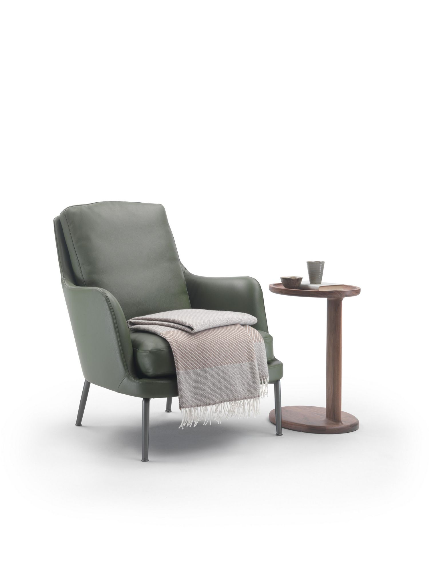 Кожаное кресло с подлокотниками Flexform Marley ARCH-00072711 - Вид №4