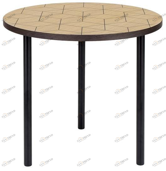 Woodman Круглый журнальный столик из фанерованной древесины Arty 266221401132 