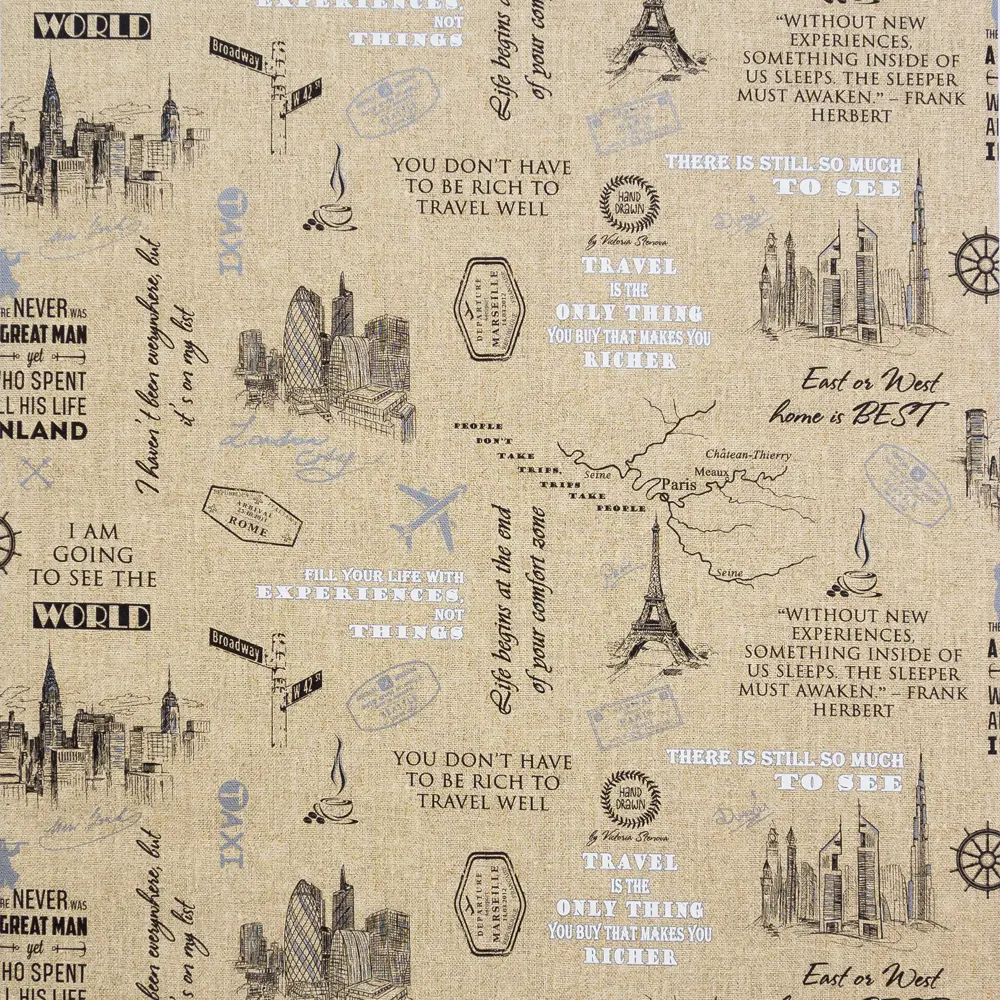 Обои флизелиновые Victoria Stenova Discovery бежевые 1.06 м 984072 STLM-2104004 - Вид №2