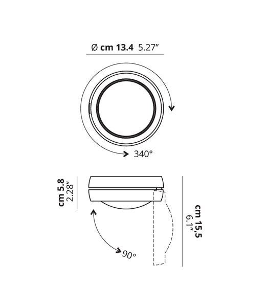 Studio Italia Design Nautilus PL3 165015 black потолочный 114464 - Вид №5