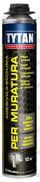 Tytan Professional Italia Клейкая пена для кладки  08011 