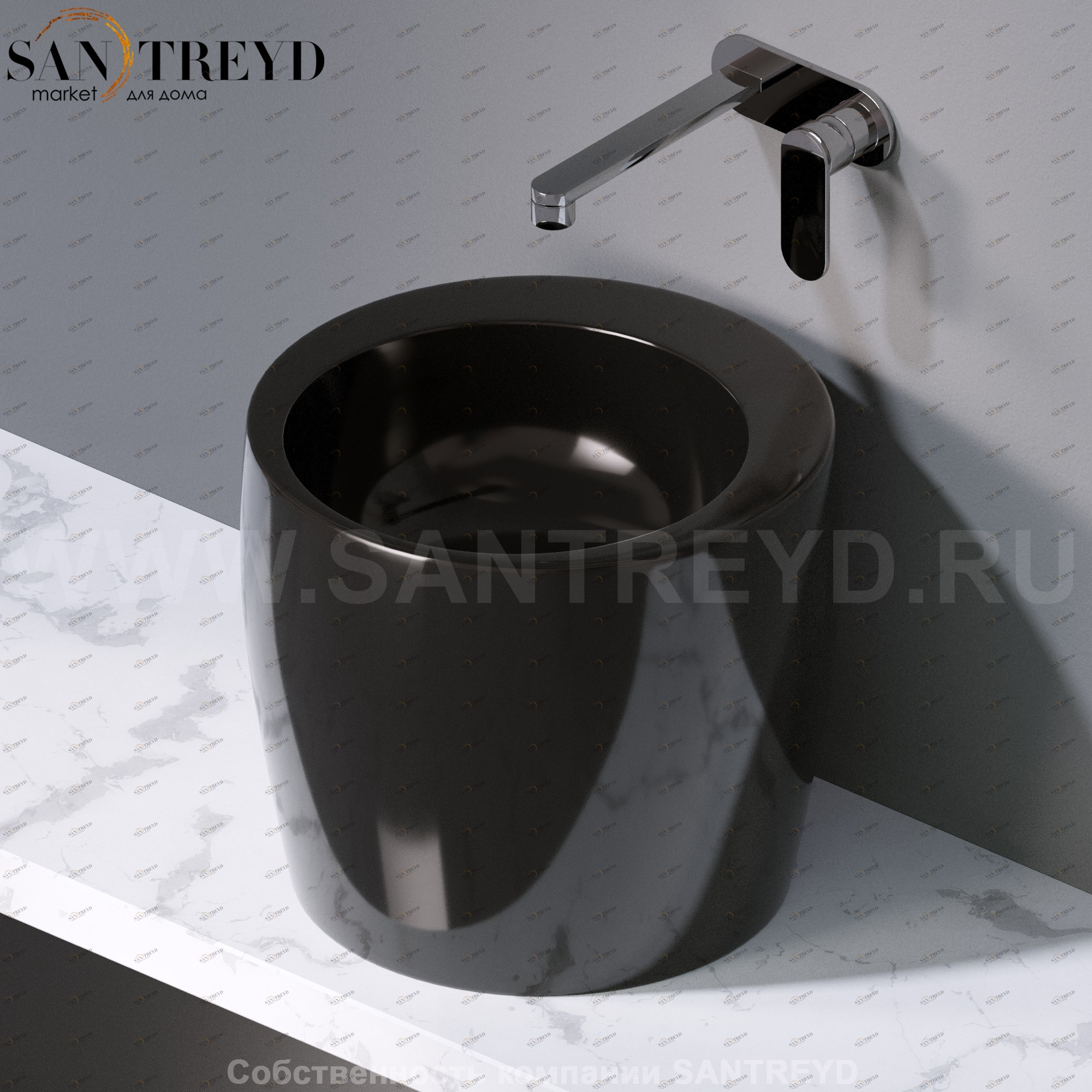 L101104 Накладная раковина на столешницу  круглая A. e T. Italia TOTEM AeT ITALIA