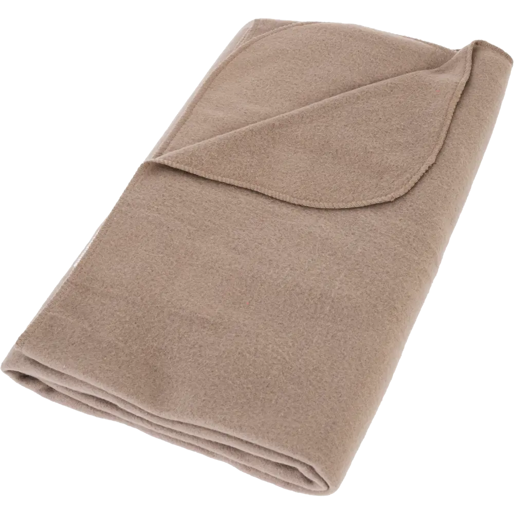 Плед Ario 130x170 см флис цвет серо-бежевый Santreyd STLM-2183795 - Вид №1