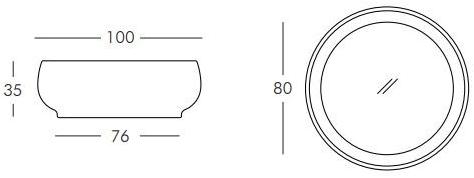 SLIDE Стол журнальный круглый полиэтиленовый контрактный Chubby sun-id-1413545 - Вид №4