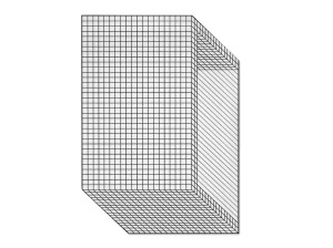 Ковер в клетку ручной работы из новозеландской шерсти