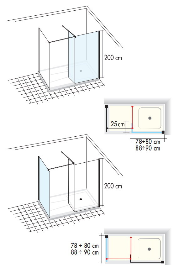 Art. 082/086 Open Air Душевая дверь Box Docce 2B Box Docce 2.B OpenAir 36751 - Вид №1