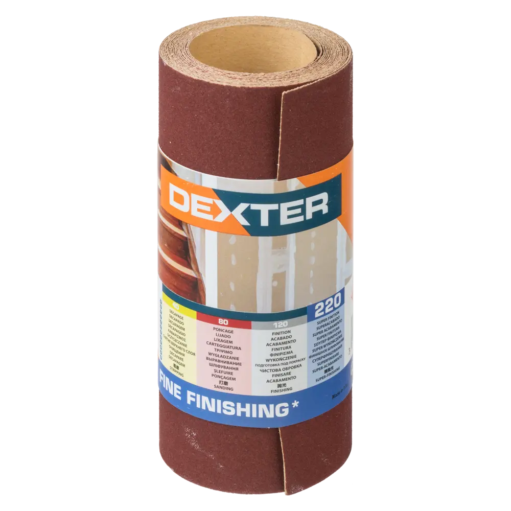 Абразивный рулон Dexter P220 для финишной шлифовки дерева 18783832 STLM-0012670 - Вид №2