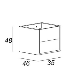 Мебель для ванной CEZARES BELLAGIO 175 Black Stone - Вид №7