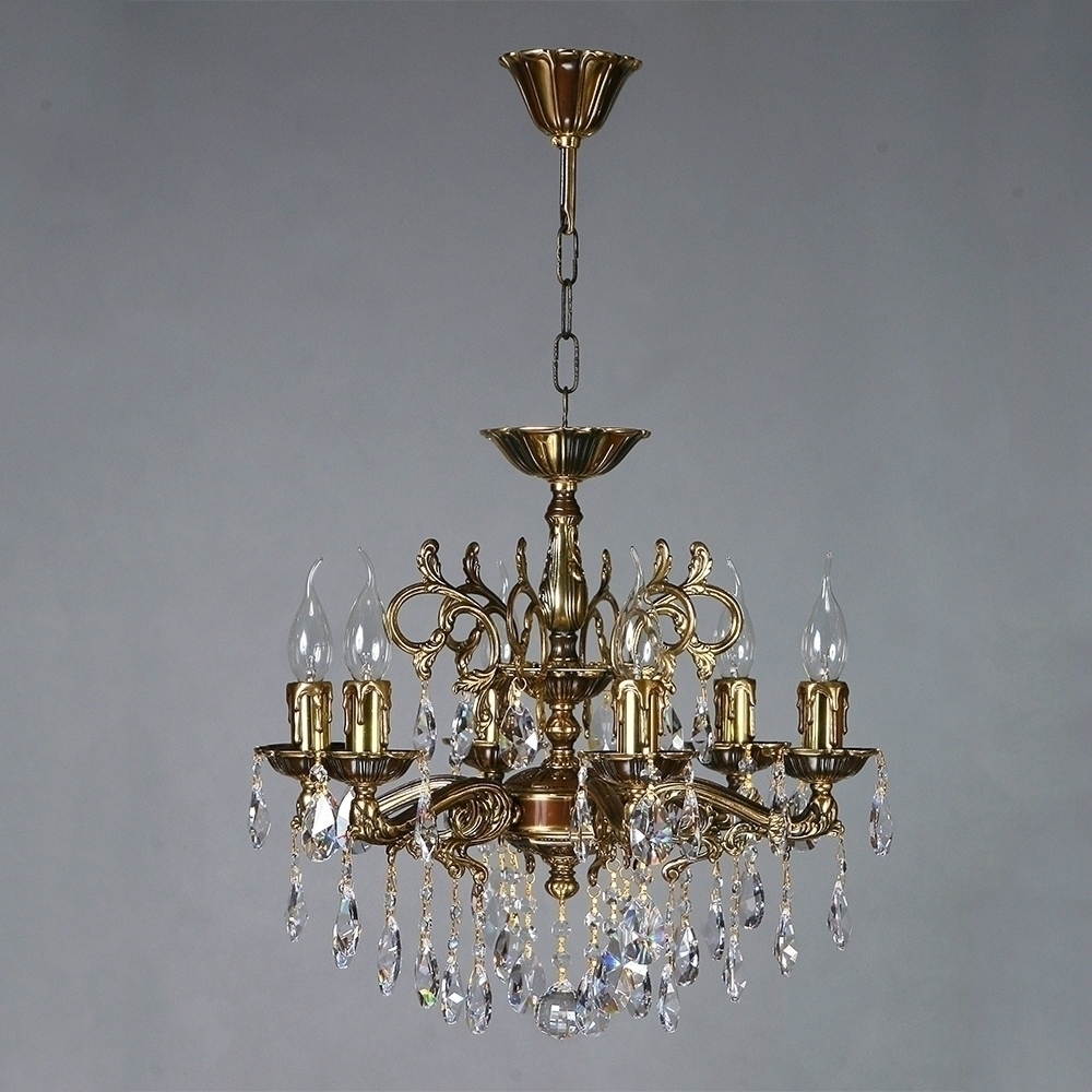 096453 Люстра Ambiente 6L 2128/6 PB Tear Drop Mantra Leon