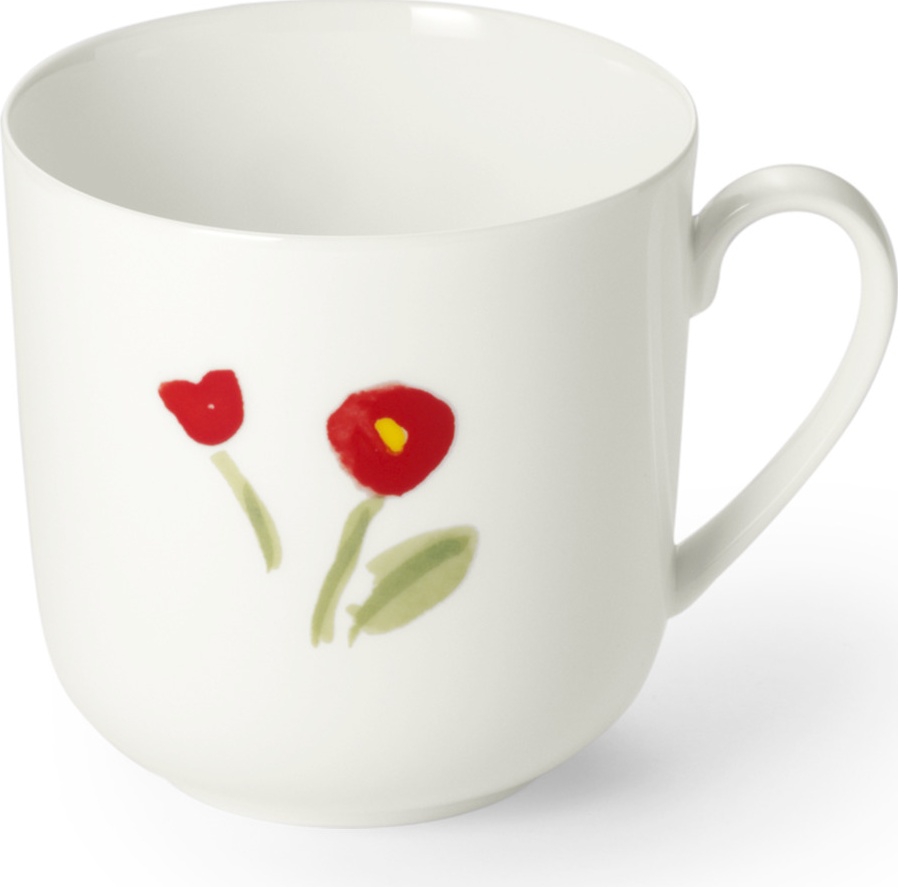 10639869 Dibbern Кружка Dibbern "Впечатление.Красные маки" 320мл Фарфор 