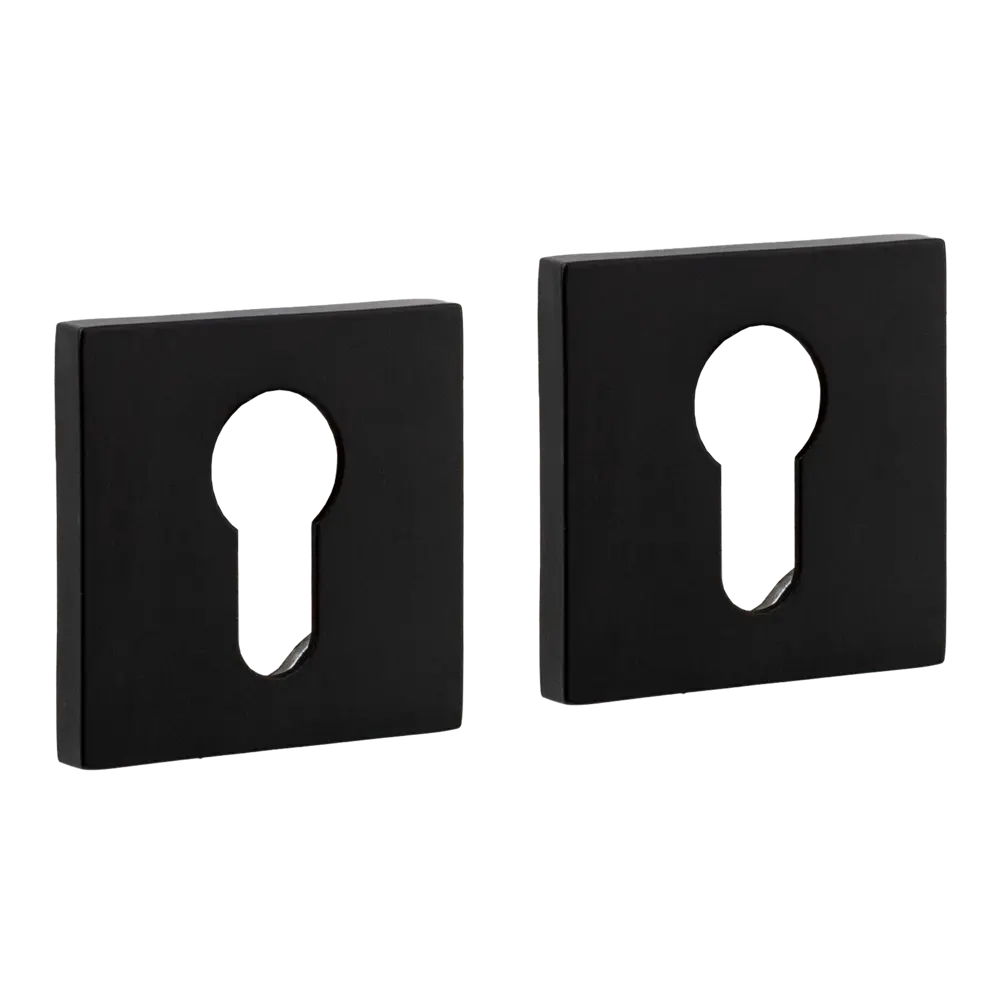 Накладка на замочную скважину Armex DP-C-30-P 52x52 мм цвет черный STLM-2021660