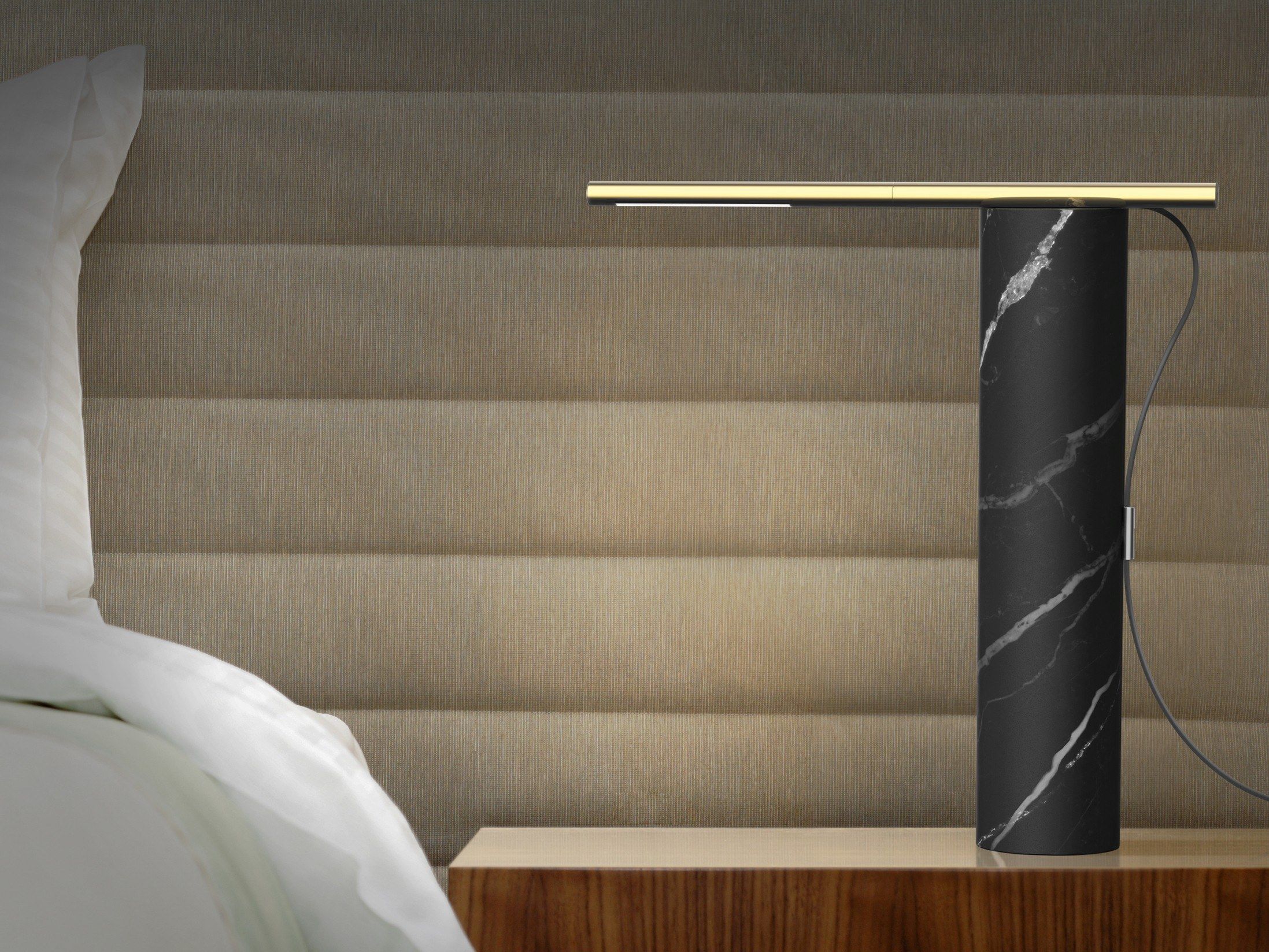 Мраморная светодиодная настольная лампа Pablo Designs T. O ARCH-00114842