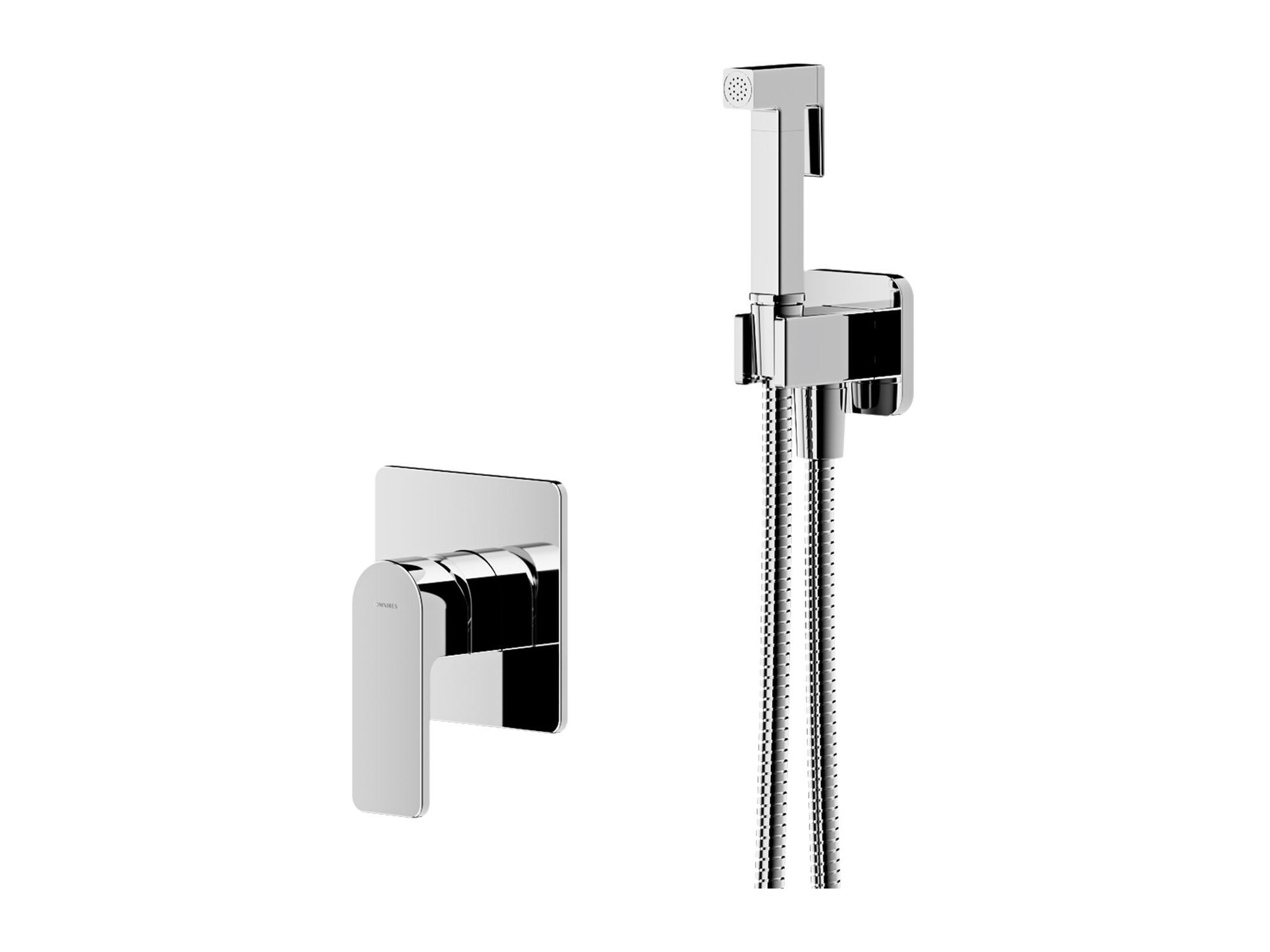 Настенный смеситель для биде с ручным душем OMNIRES Baretti ARCH-00138299