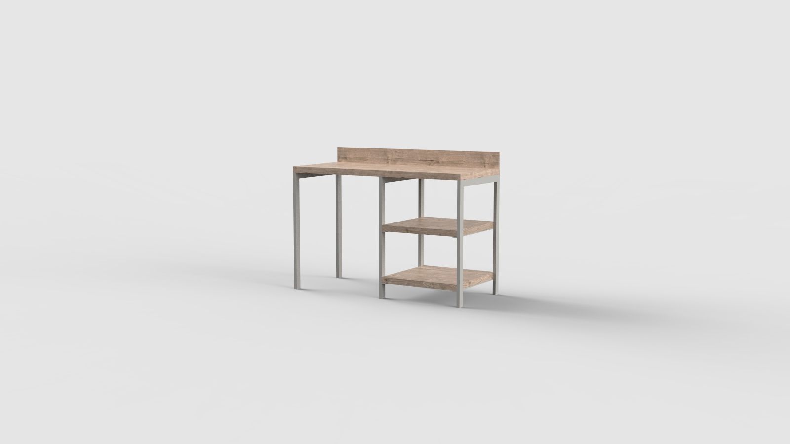 Прямоугольный стол с полками для контракта Mobilspazio ARCH-00076414 - Вид №21