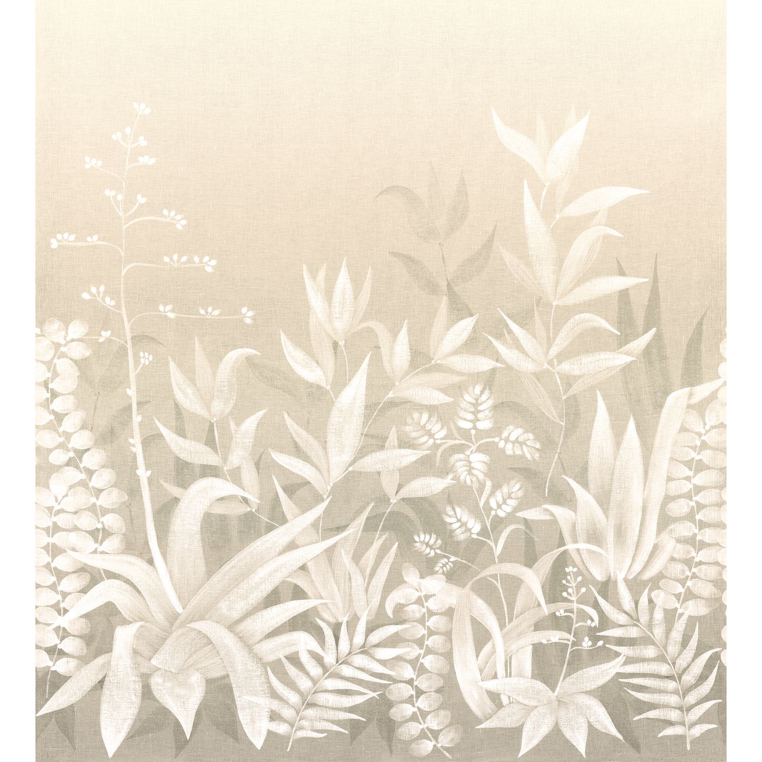 Настенная ткань с цветочным рисунком Casamance Palmadora ARCH-00048442 - Вид №2