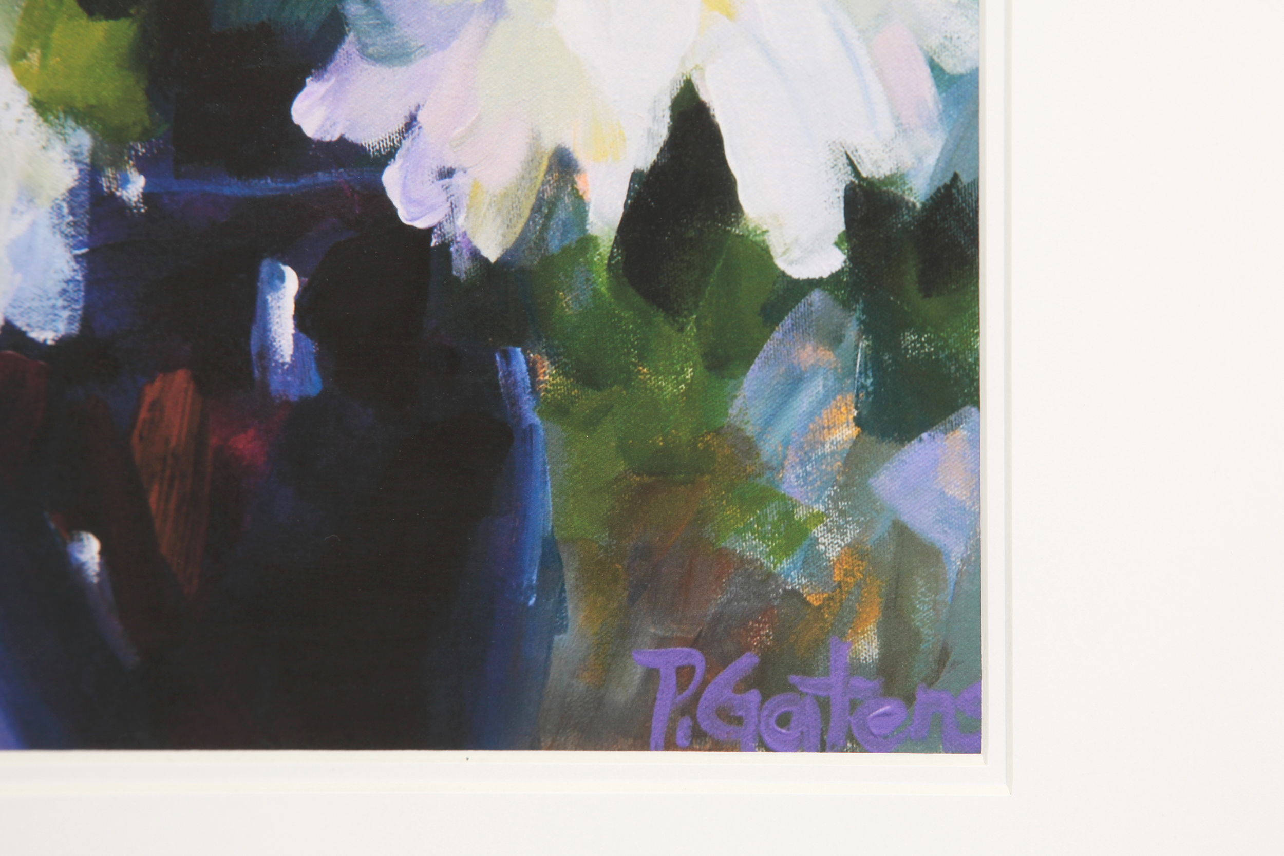 2000983161666 Постер Roses in White COSMO RED  - Вид №1