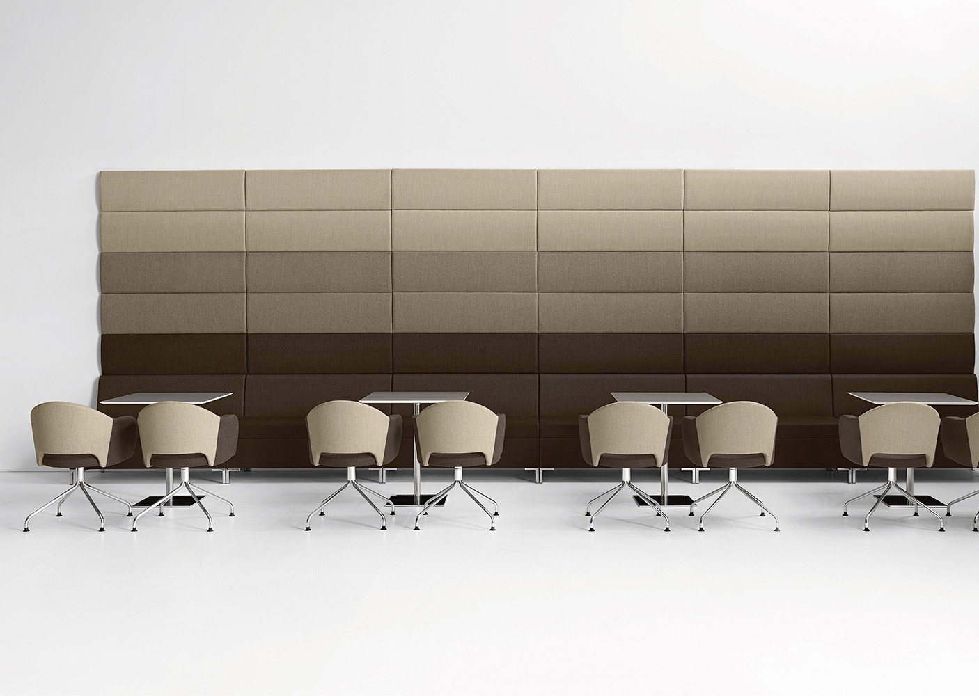 Abaco 751 Модульная система сидений. Сиденье и спинка мягкие. Стальной каркас. Линейный модуль L 120 см. Et al. Abaco - Вид №4