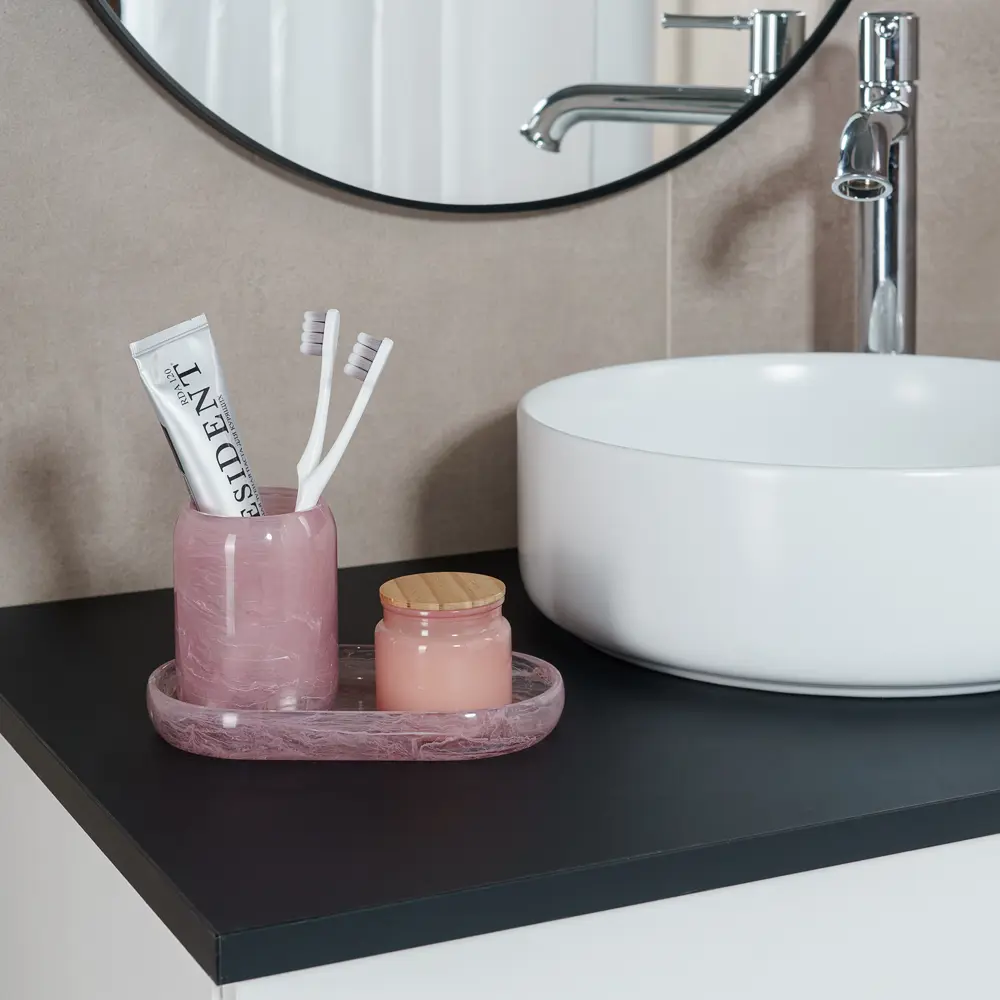 Стакан для зубных щеток Verran Desire в нежном розовом цвете 89384113 STLM-1576224 - Вид №5